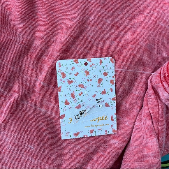 Free People We The Free Cloud 9 Frayed Hem Knit Tee E - Picture 6 of 12